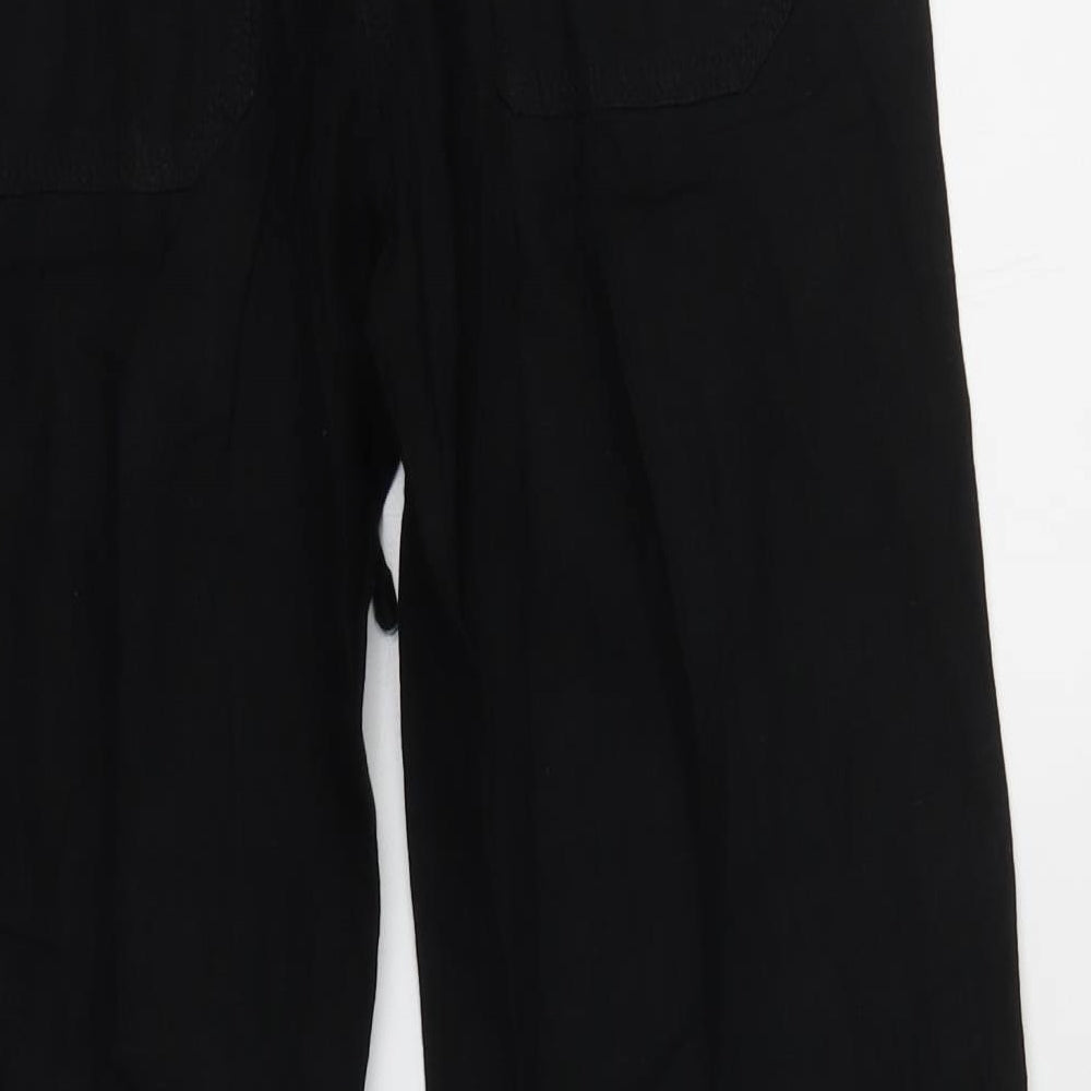 NEXT Womens Black   Trousers  Size 6 L27 in