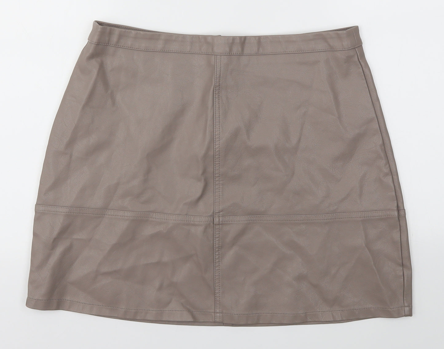 New Look Womens Grey   A-Line Skirt Size 12