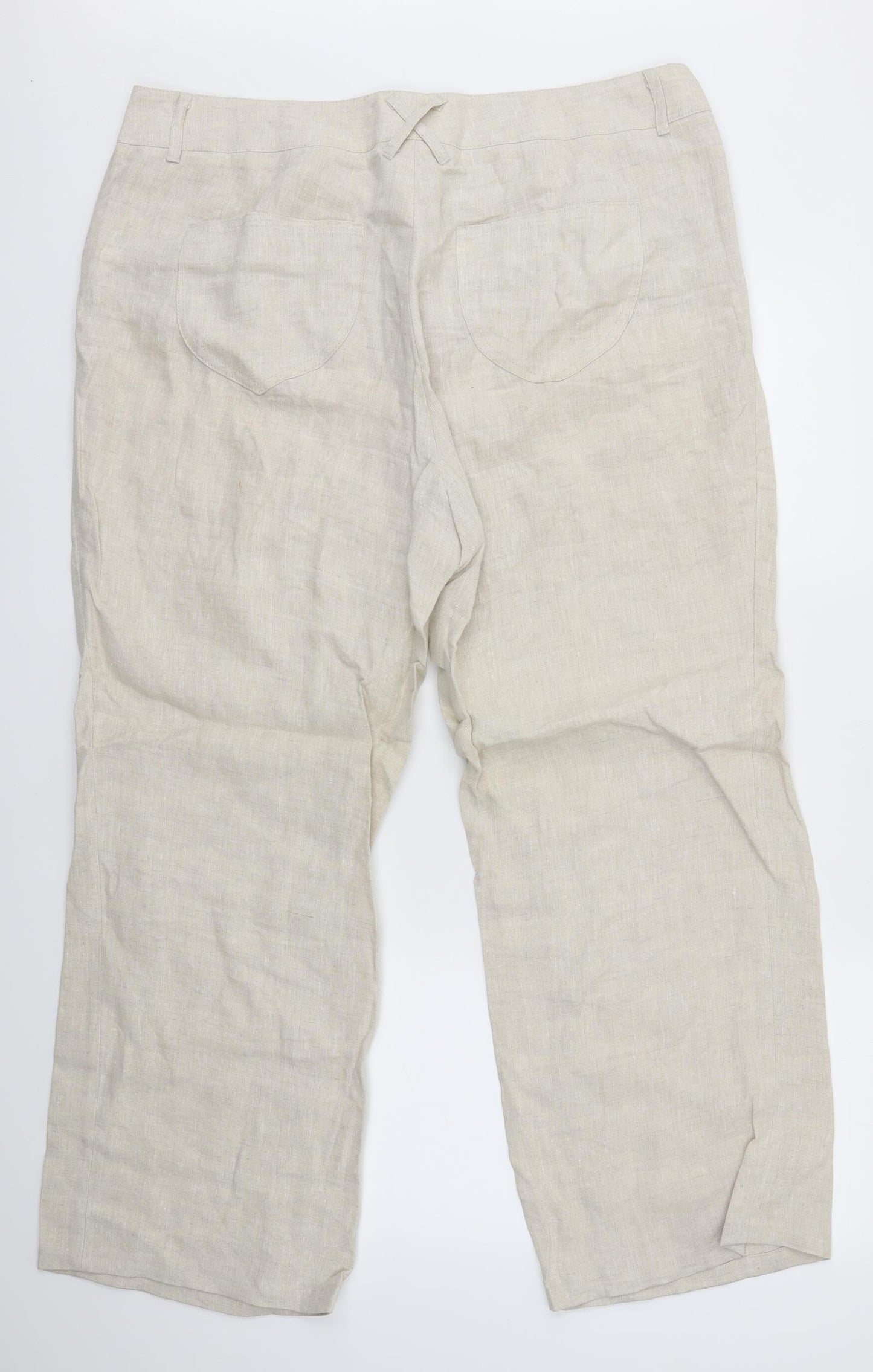 Chesca Womens Beige   Trousers  Size 18 L29 in