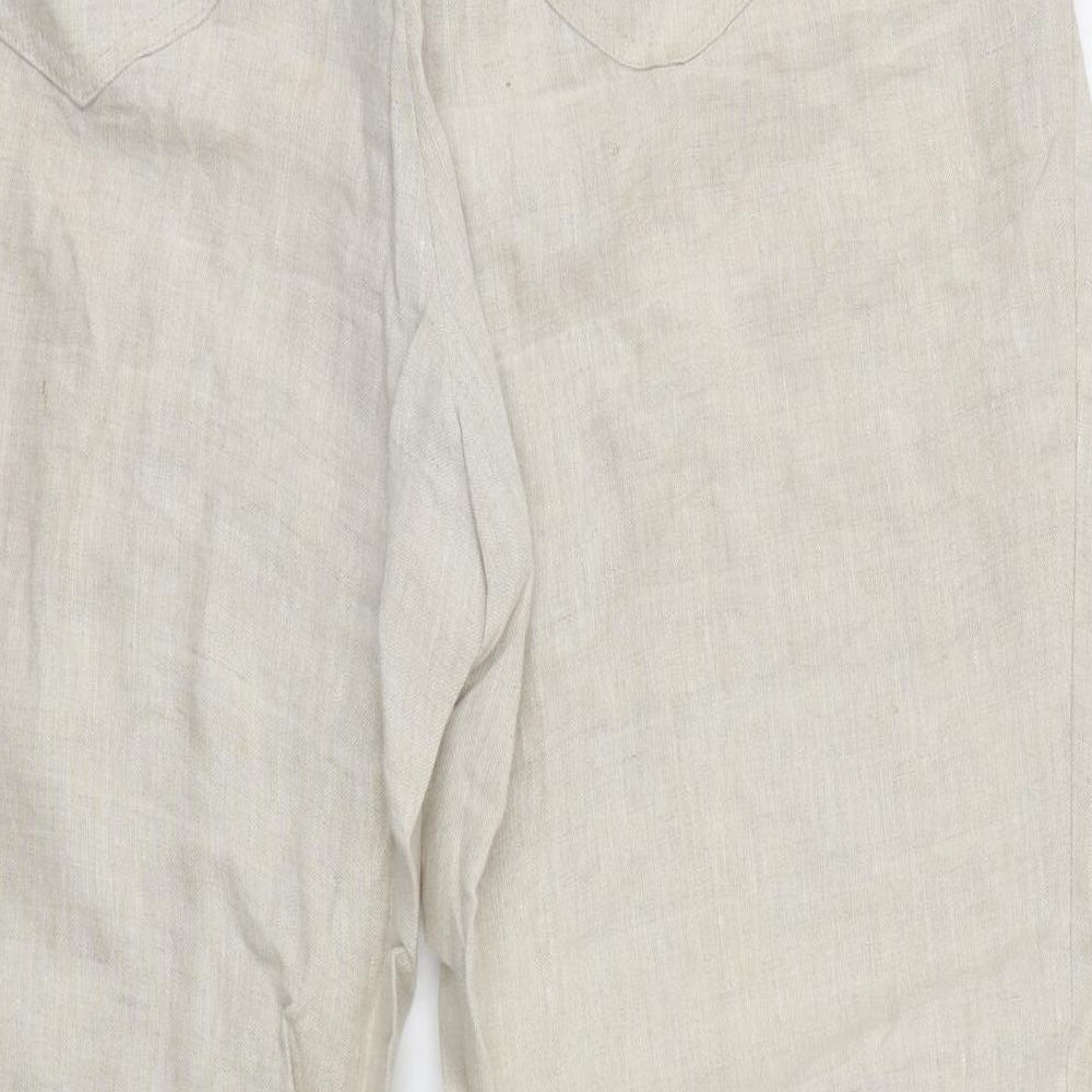 Chesca Womens Beige   Trousers  Size 18 L29 in