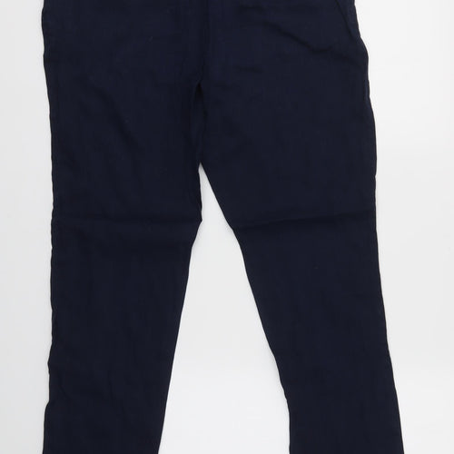 Next Tailoring Womens Blue   Trousers  Size 10 L29 in