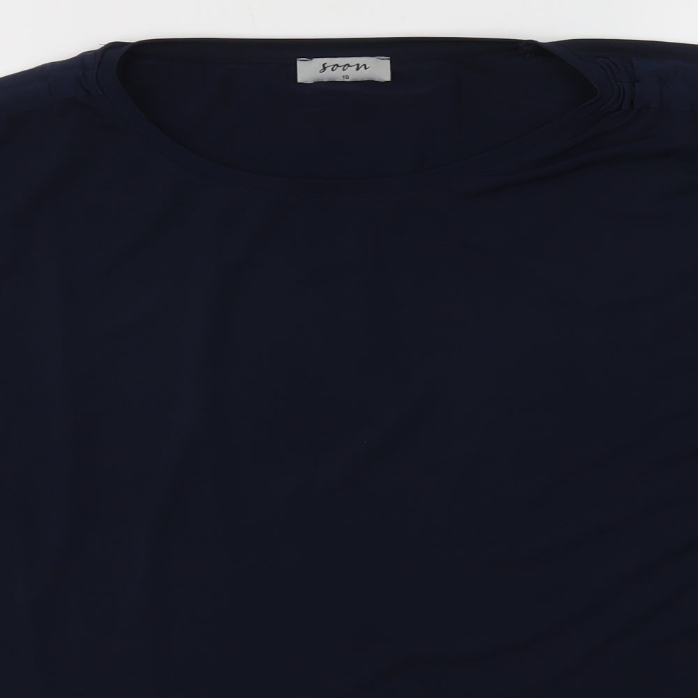 Soon  Womens Blue    Blouse Size 18