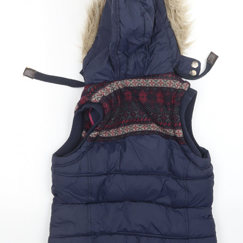 hudson & rose Womens Blue   Gilet Coat Size 8