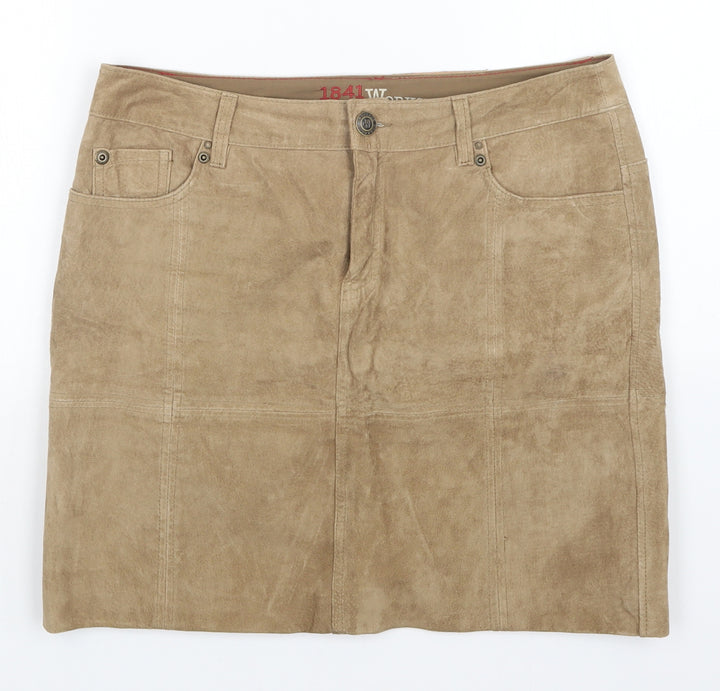 heritage workshop Womens Brown   Mini Skirt Size 12