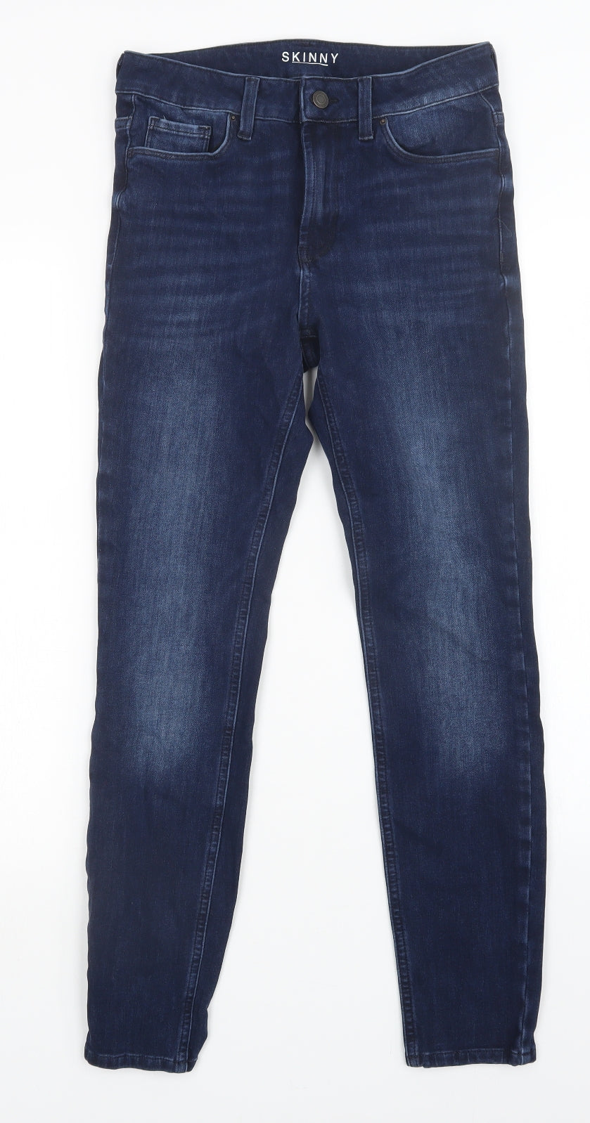 M&S Womens Blue   Skinny Jeans Size 10 L28 in