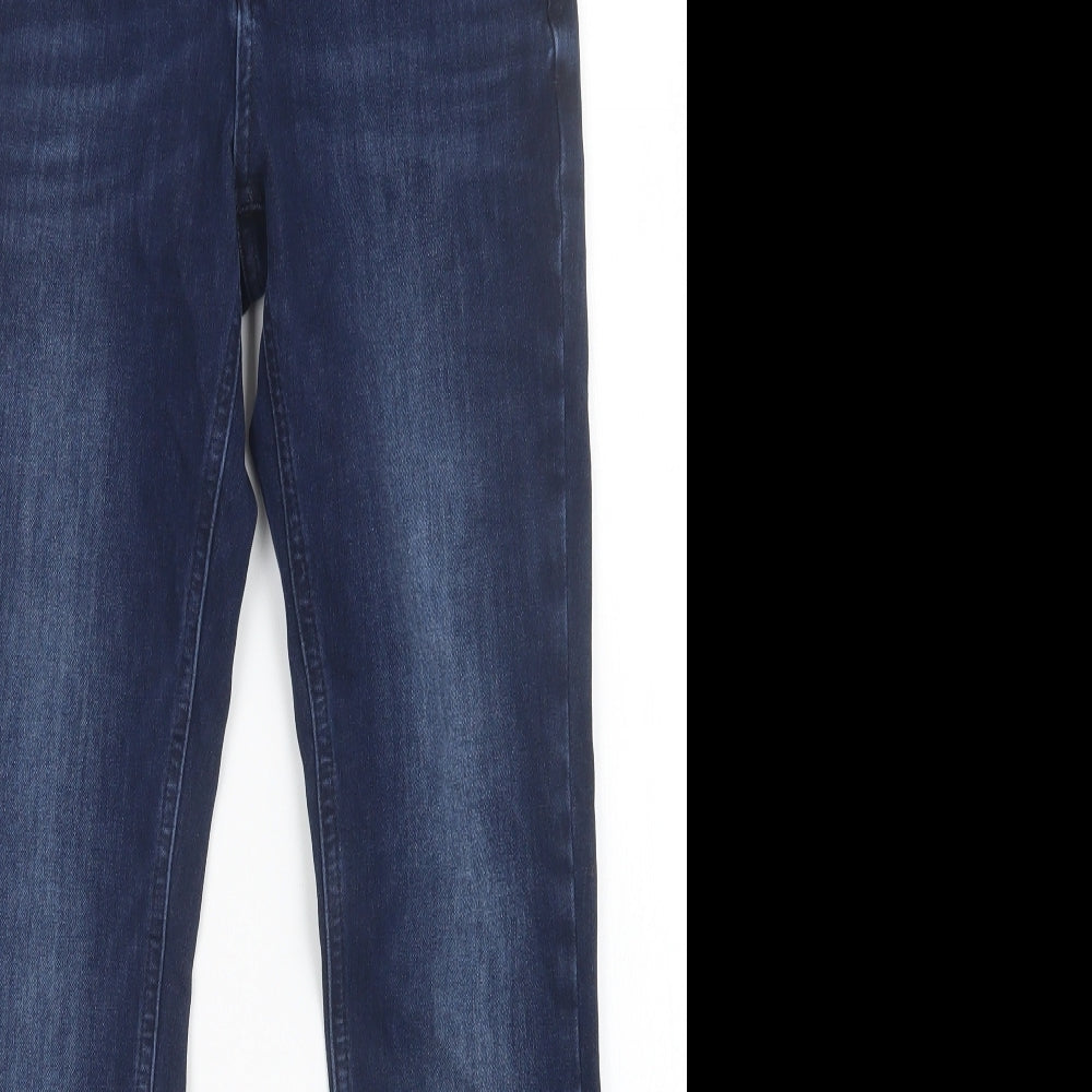 M&S Womens Blue   Skinny Jeans Size 10 L28 in