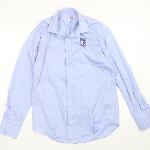 Kustom Kit Mens Blue    Dress Shirt Size M