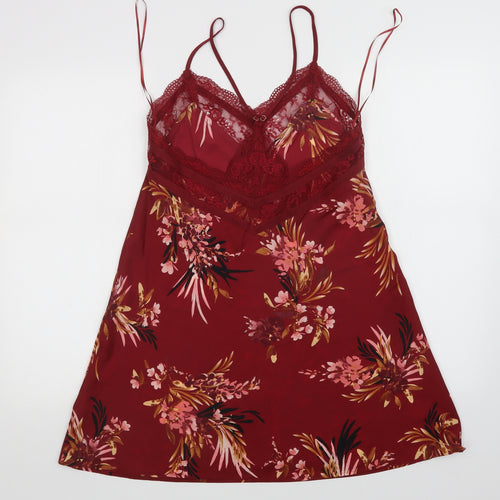 Autograph Womens Red Floral   Dress Size 12