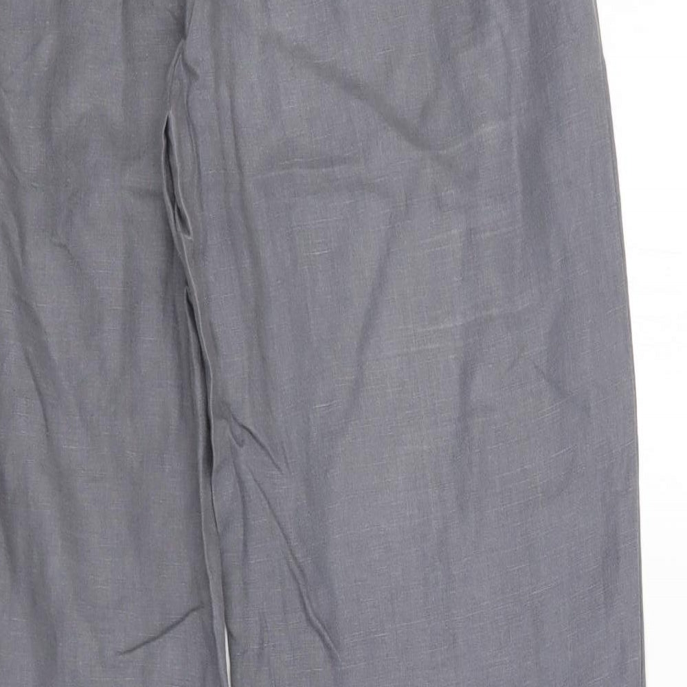 Monsoon Womens Grey   Trousers  Size 12 L32 in
