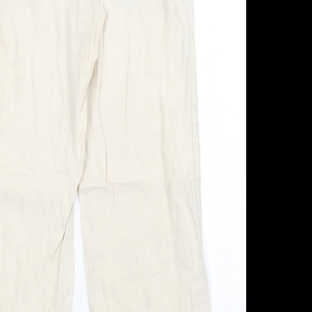 George Womens Beige   Trousers  Size 10 L28 in