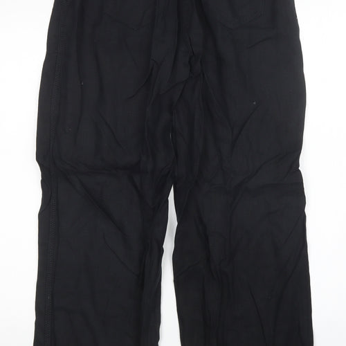 M&S Womens Black   Trousers  Size 10 L30 in