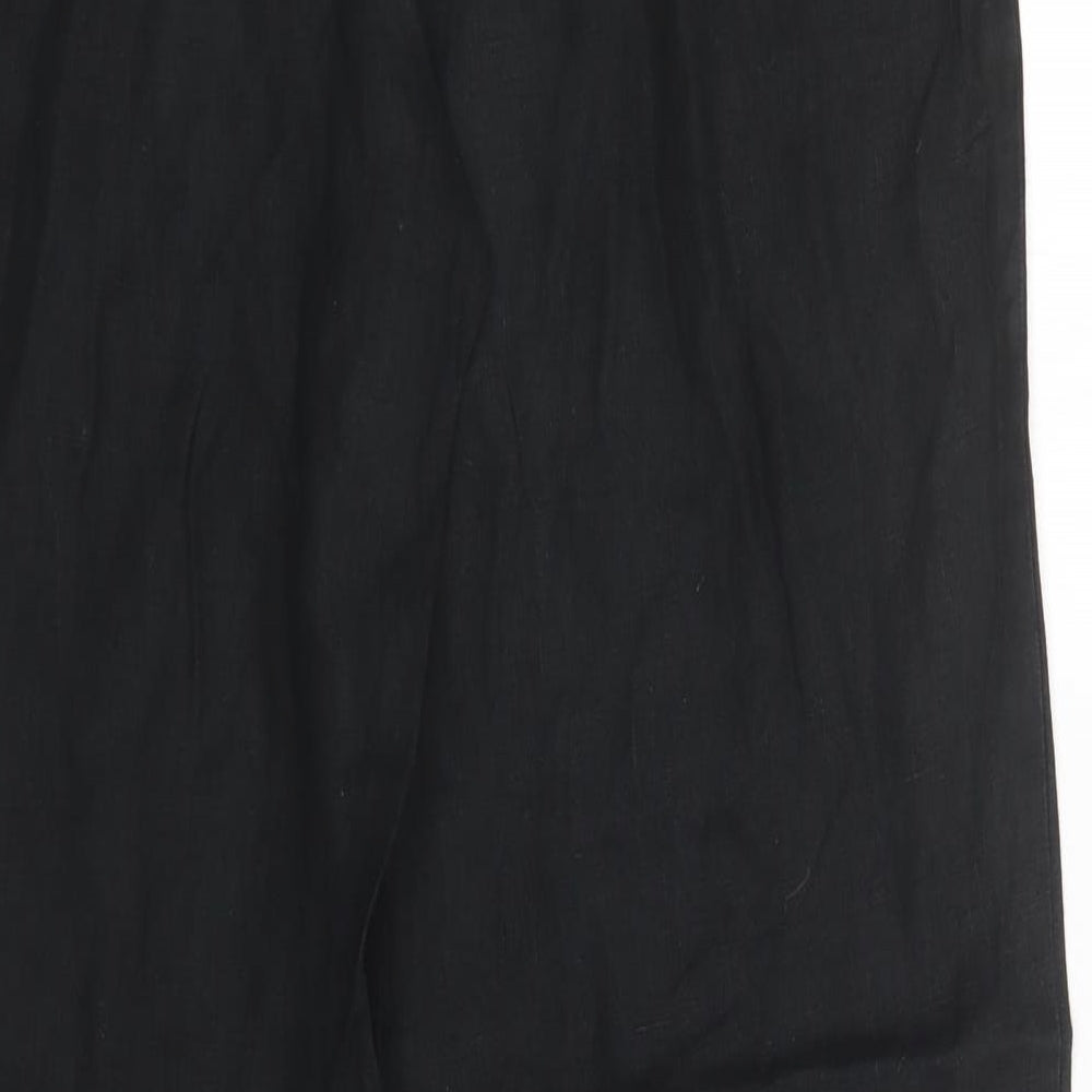 M&S Womens Black   Trousers  Size 14 L32 in