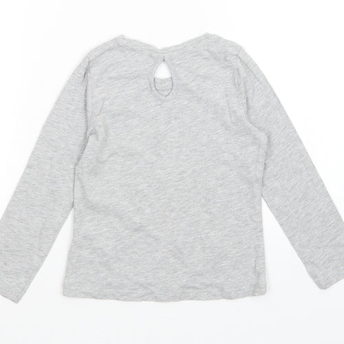 M&Co Girls Green   Basic T-Shirt Size 4-5 Years