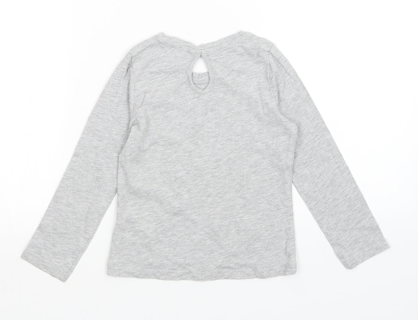 M&Co Girls Green   Basic T-Shirt Size 4-5 Years