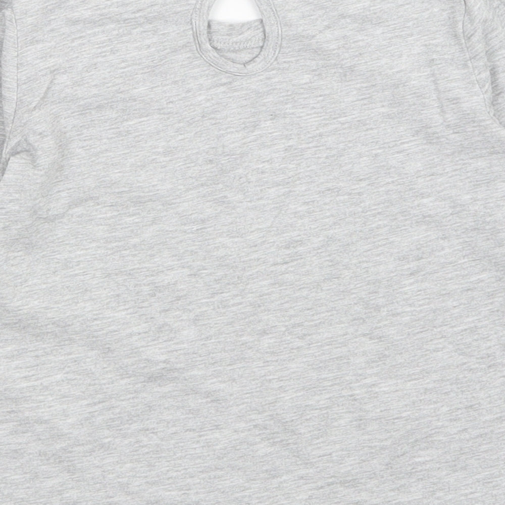 M&Co Girls Green   Basic T-Shirt Size 4-5 Years
