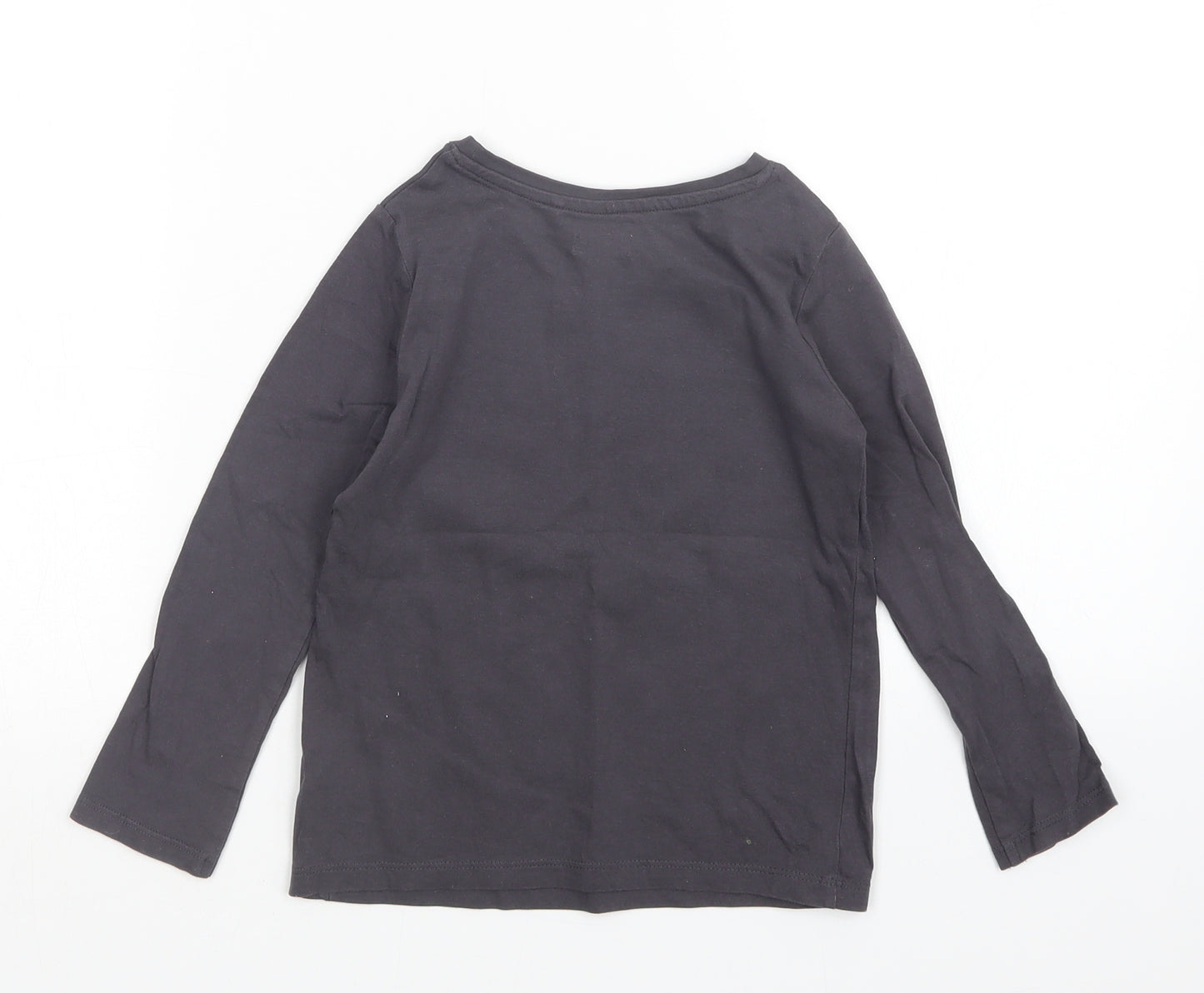 NEXT Girls Grey   Basic T-Shirt Size 5 Years