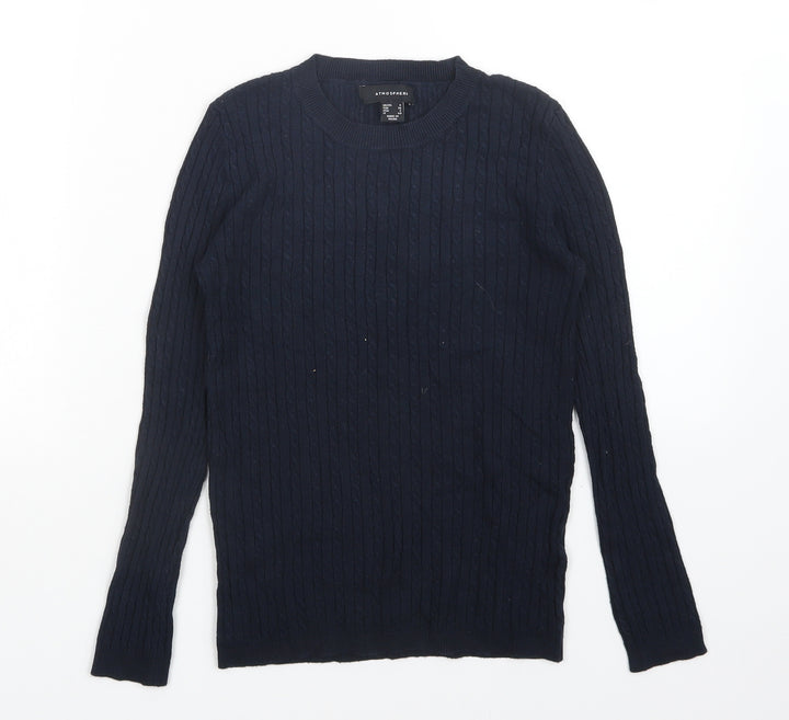 Atmosphere Womens Blue Pullover Jumper Size 8