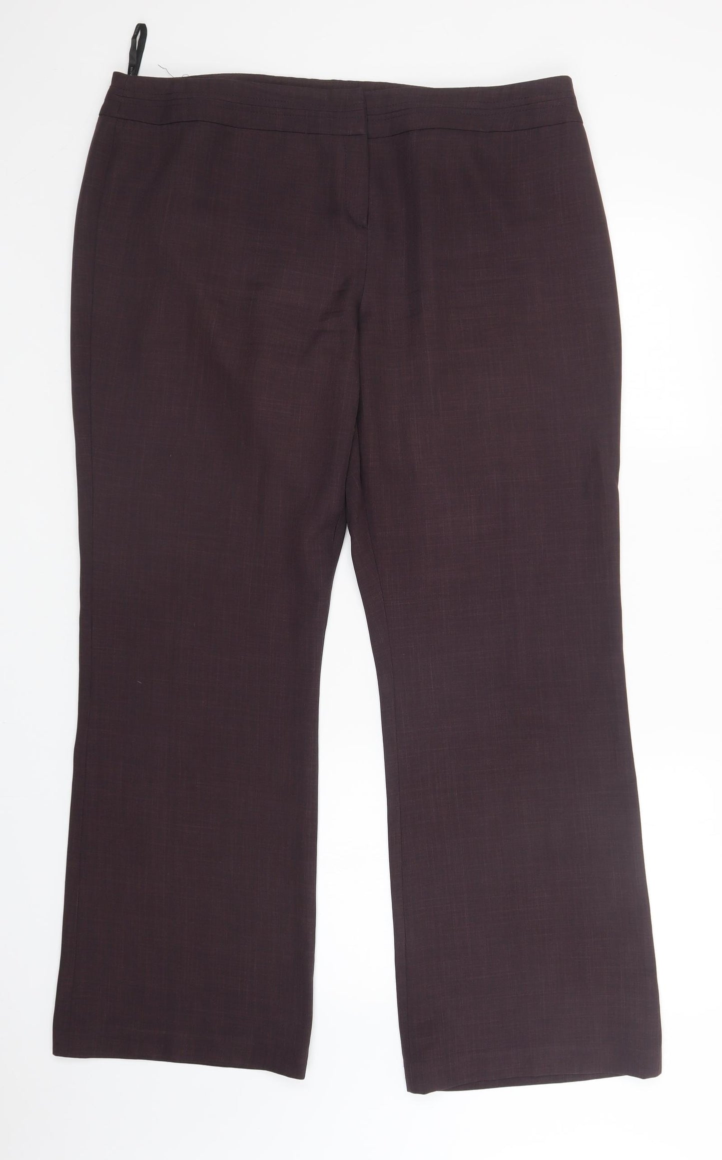 Dorothy Perkins Womens Purple   Trousers  Size 20 L33 in