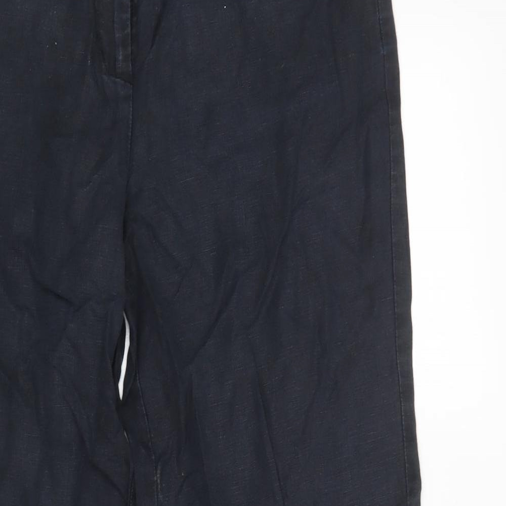 Monsoon Womens Black   Trousers  Size 14 L32 in