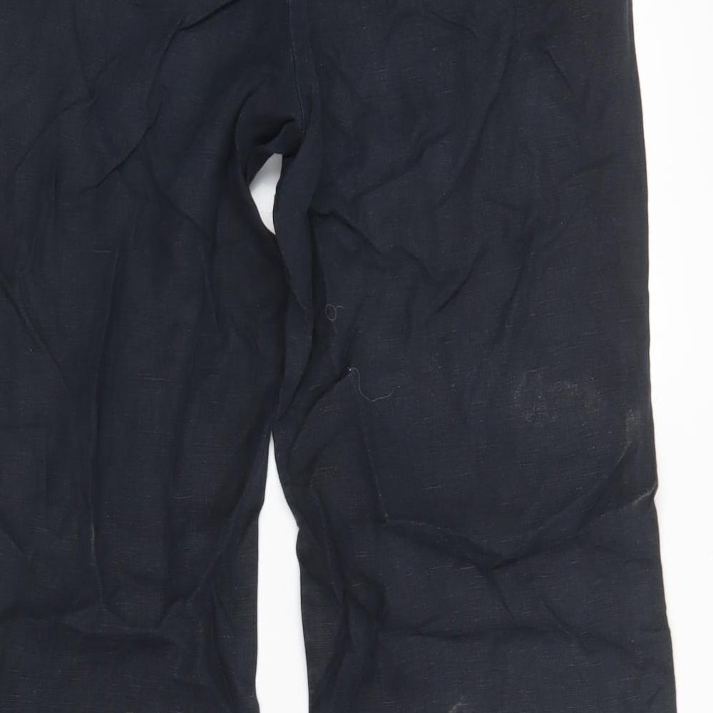 Monsoon Womens Black   Trousers  Size 14 L32 in