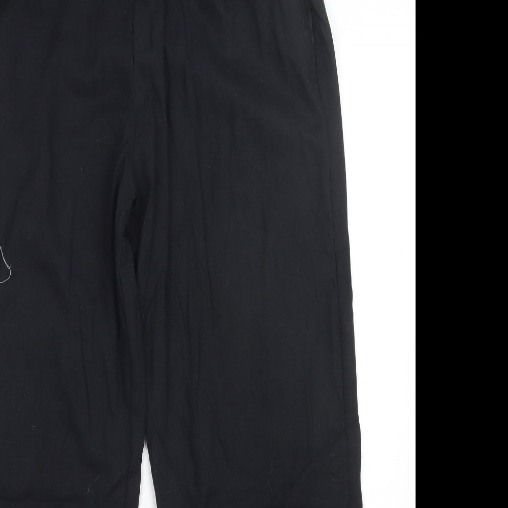 Preworn Womens Black   Trousers  Size XL L27 in