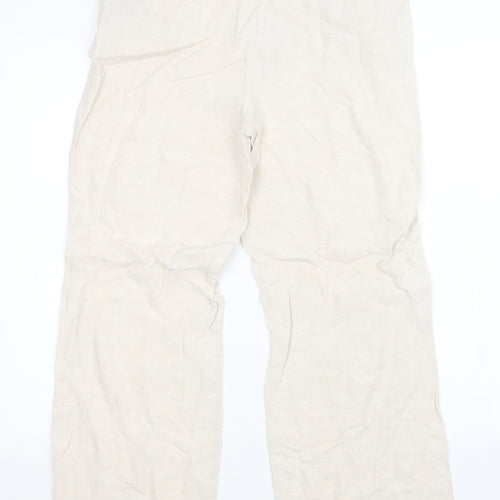 Per Una Womens Beige   Trousers  Size 12 L28 in