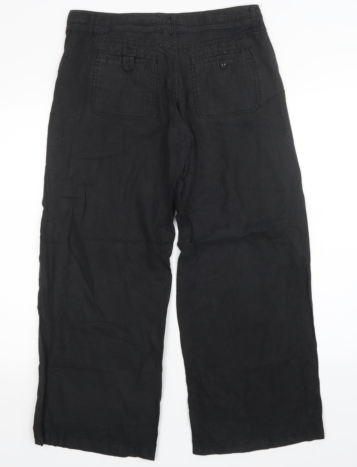 NEXT Womens Black   Trousers  Size 12 L29 in
