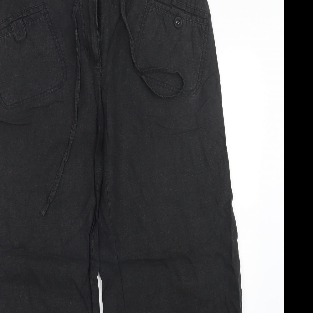 NEXT Womens Black   Trousers  Size 12 L29 in
