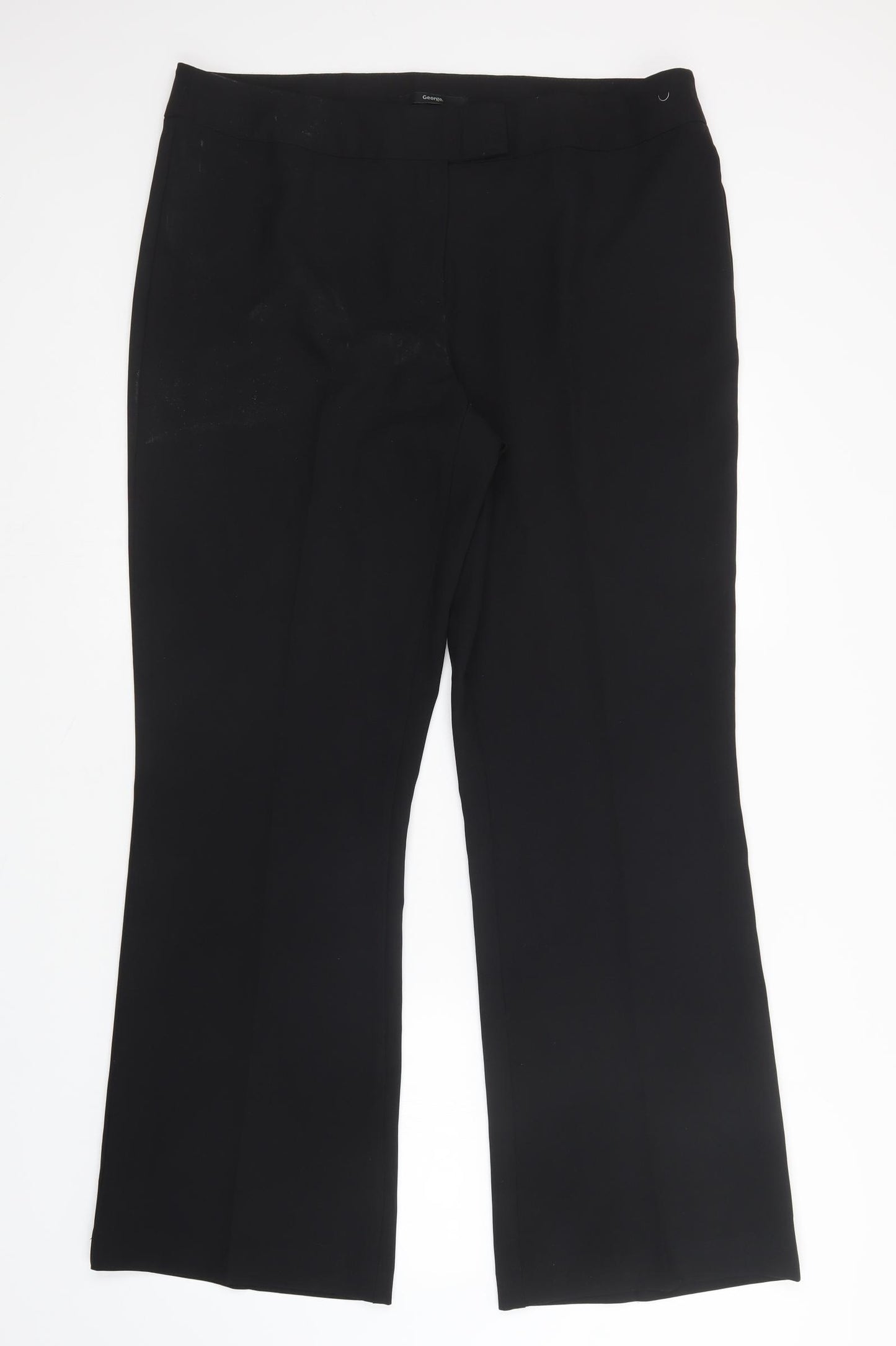 George Womens Black   Trousers  Size 18 L33 in