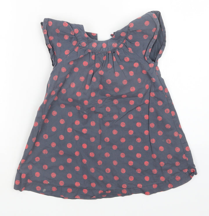 Gap Girls Grey Polka Dot A-Line Size 3 Years