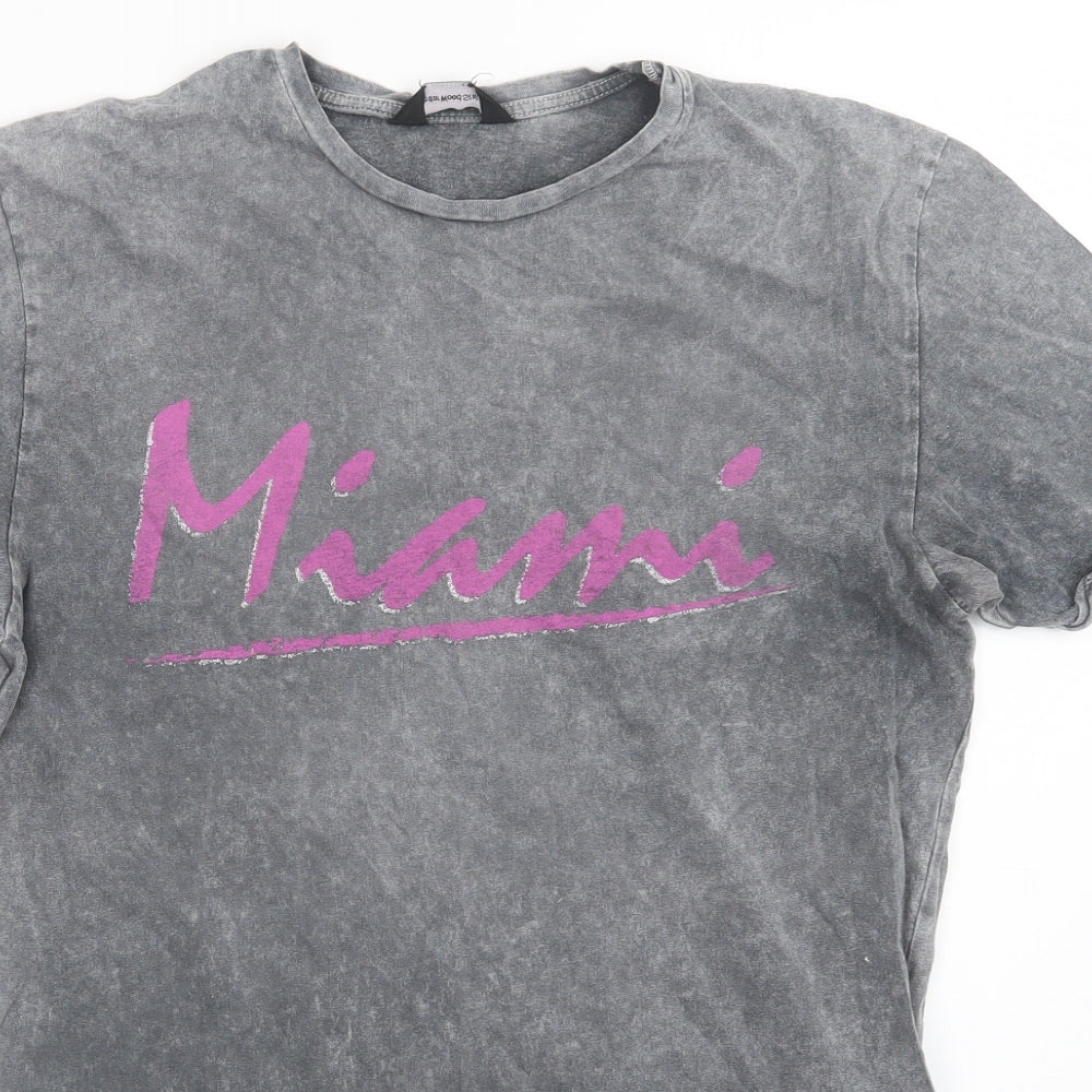 Cedar Wood State Mens Grey    T-Shirt Size S