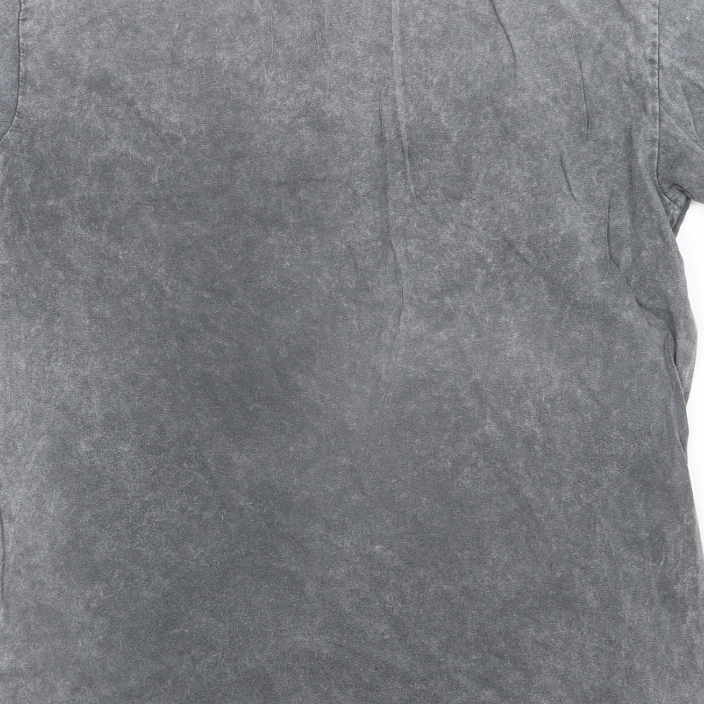 Cedar Wood State Mens Grey    T-Shirt Size S
