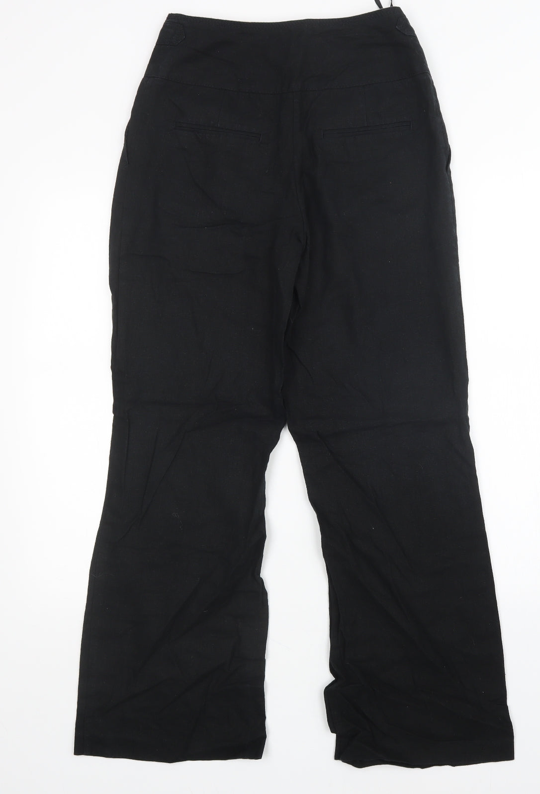 NEXT Womens Black   Trousers  Size 8 L28 in