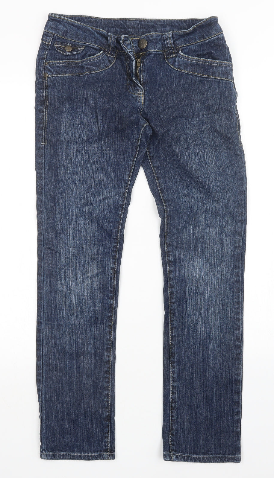 Dorothy Perkins Womens Blue   Straight Jeans Size 10 L28 in