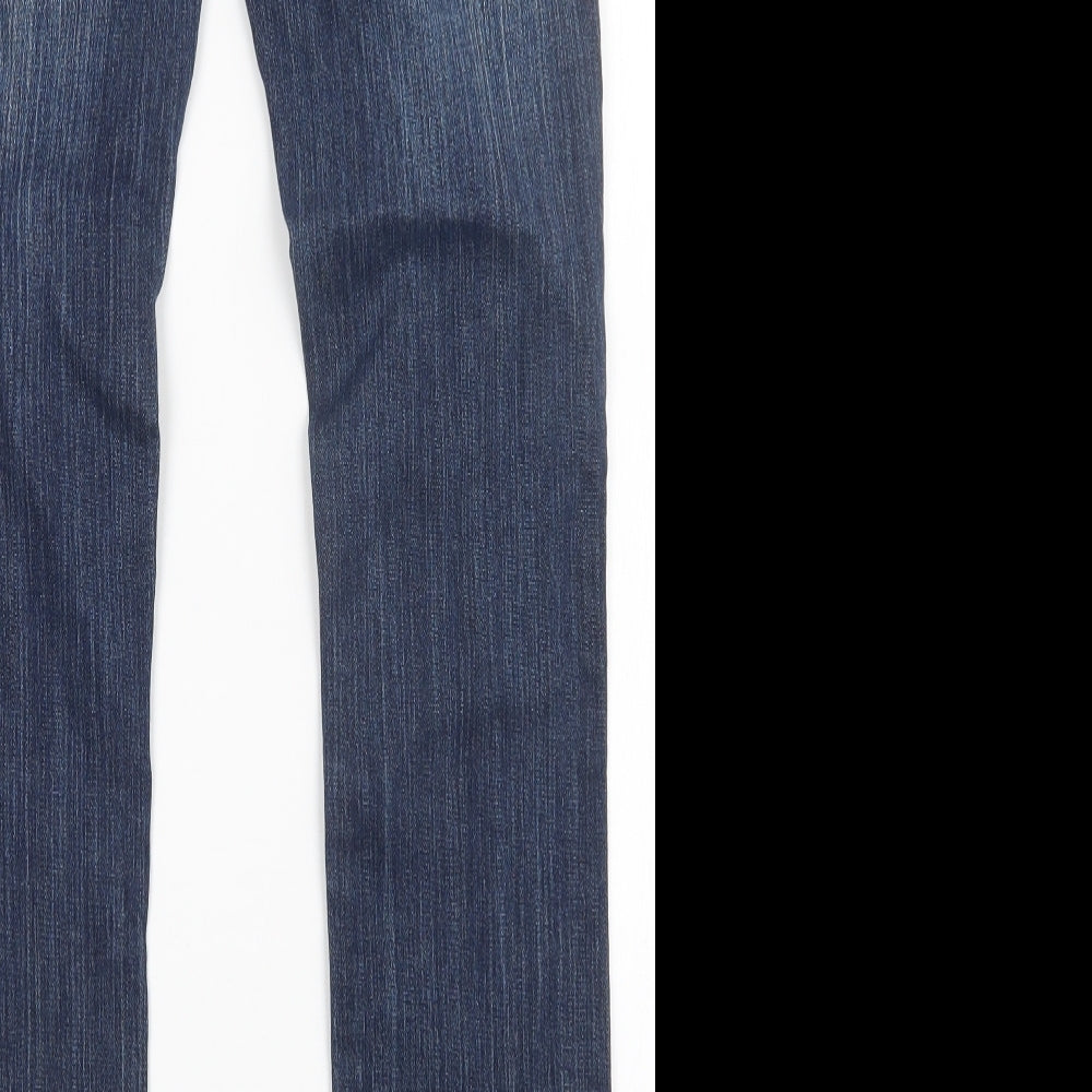 Dorothy Perkins Womens Blue   Straight Jeans Size 10 L28 in
