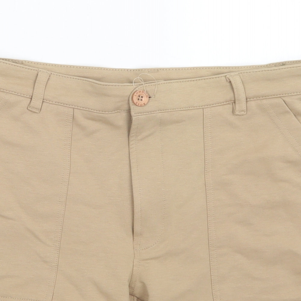 Rose London Mens Beige   Sweat Shorts Size S