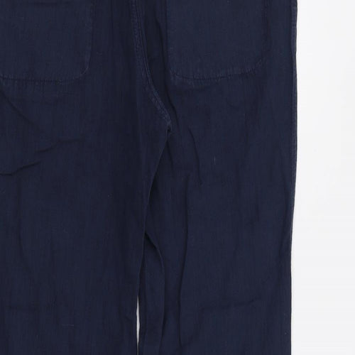 Preworn Womens Blue   Trousers  Size 14 L33 in