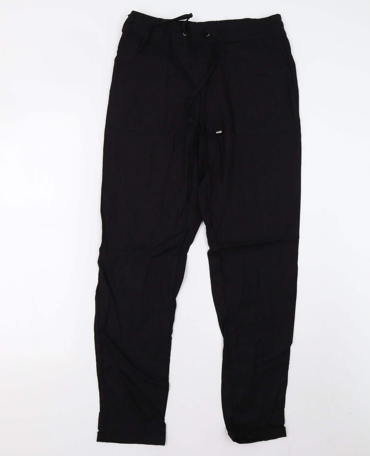 Primark Womens Black   Trousers  Size 12 L29 in