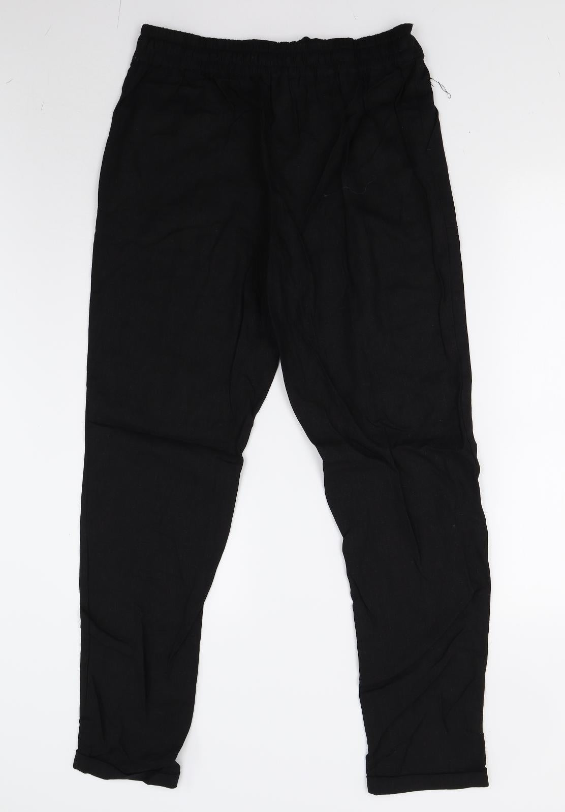 Primark Womens Black   Trousers  Size 12 L29 in