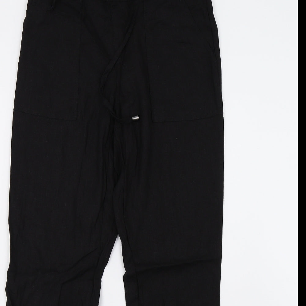 Primark Womens Black   Trousers  Size 12 L29 in
