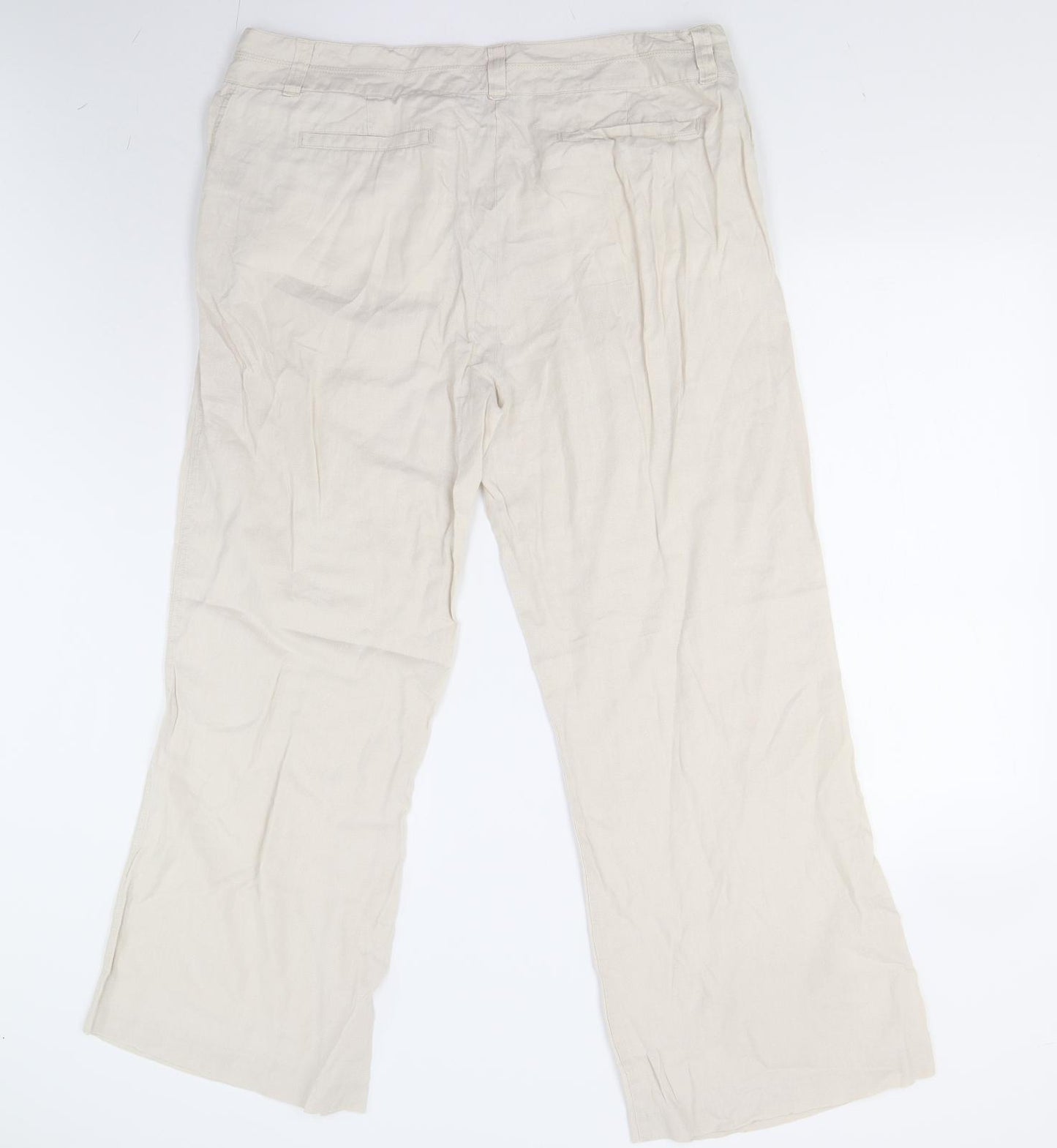 TU Womens Beige   Trousers  Size 18 L28 in - Short