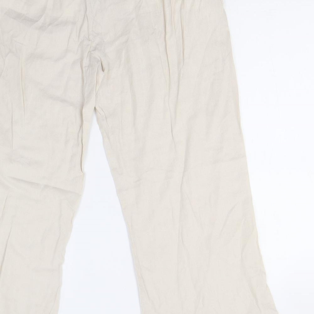 TU Womens Beige   Trousers  Size 18 L28 in - Short