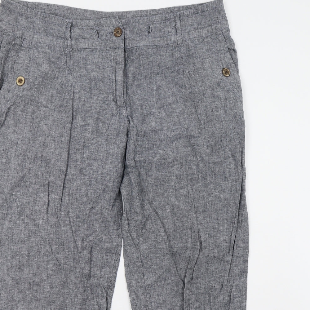 Tesco Womens Grey   Trousers  Size 16 L28 in
