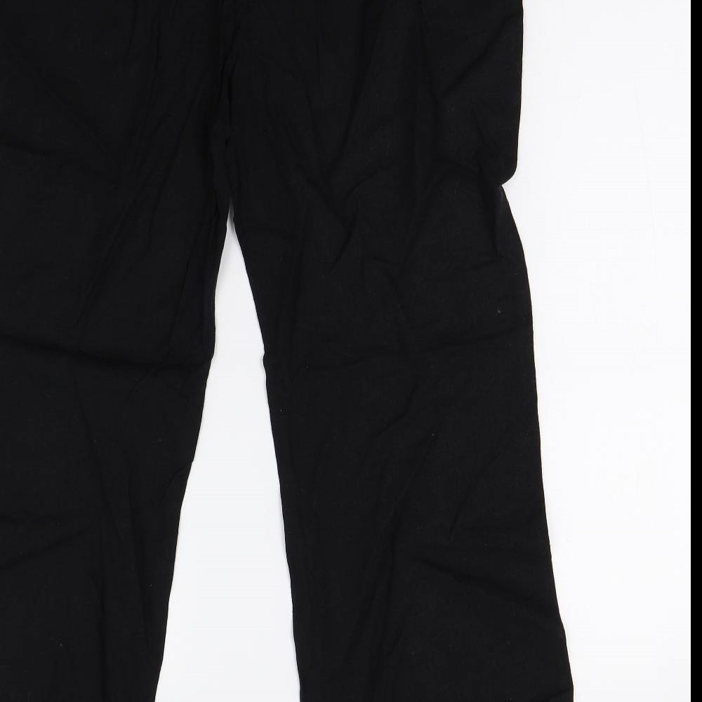M&S Womens Black   Trousers  Size 16 L27 in - Short
