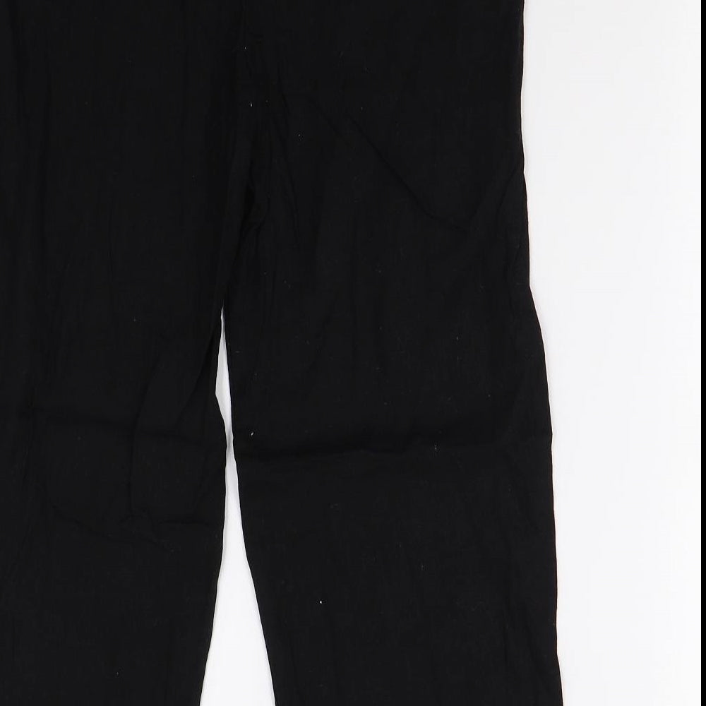 F&F Womens Black   Pedal Pusher Trousers Size 10 L21 in