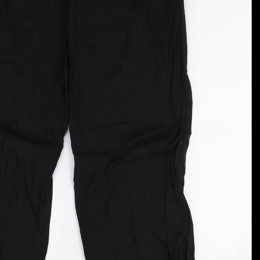 M&S Womens Black   Trousers  Size 18 L27 in - Long