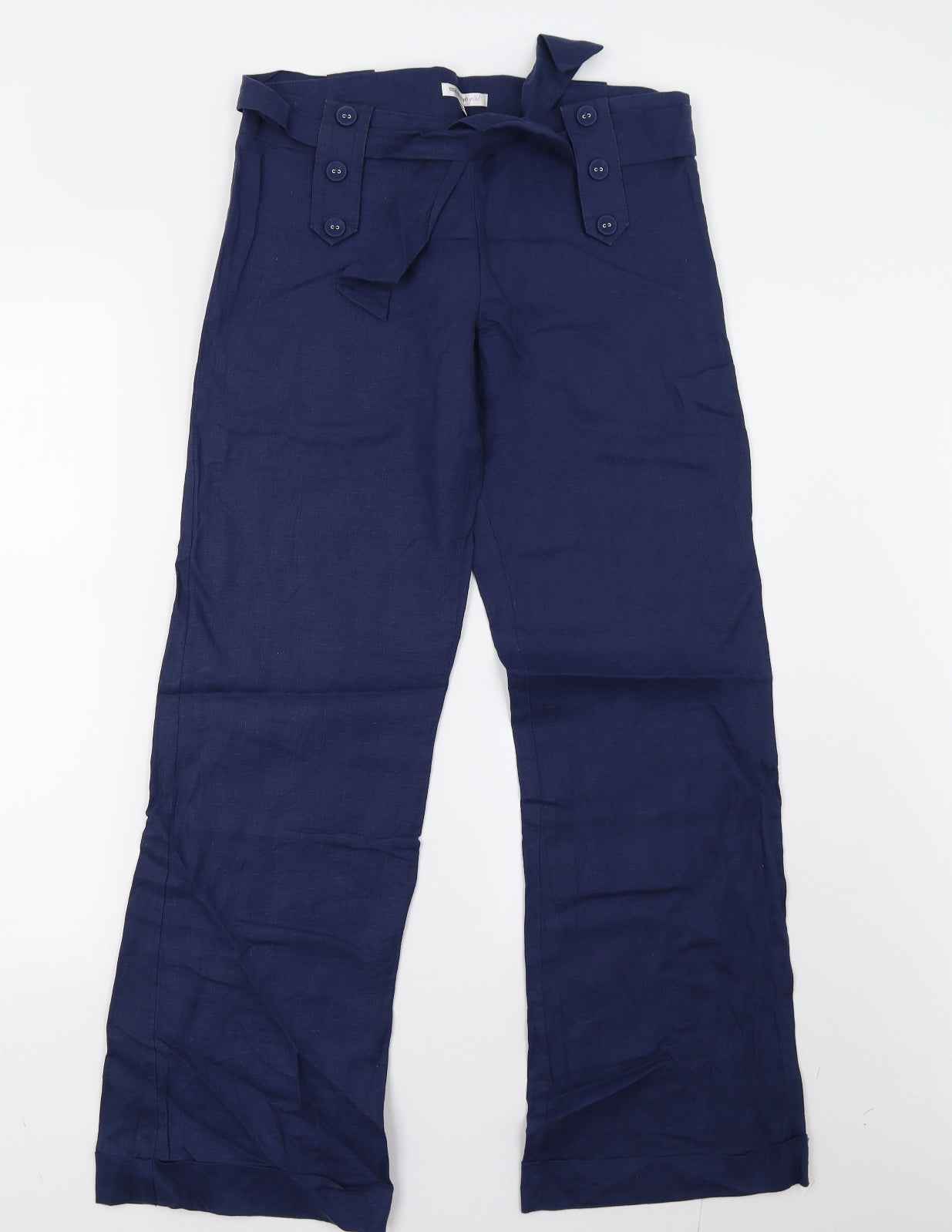 M&S Girls Blue   Dress Pants Trousers Size 14 Years