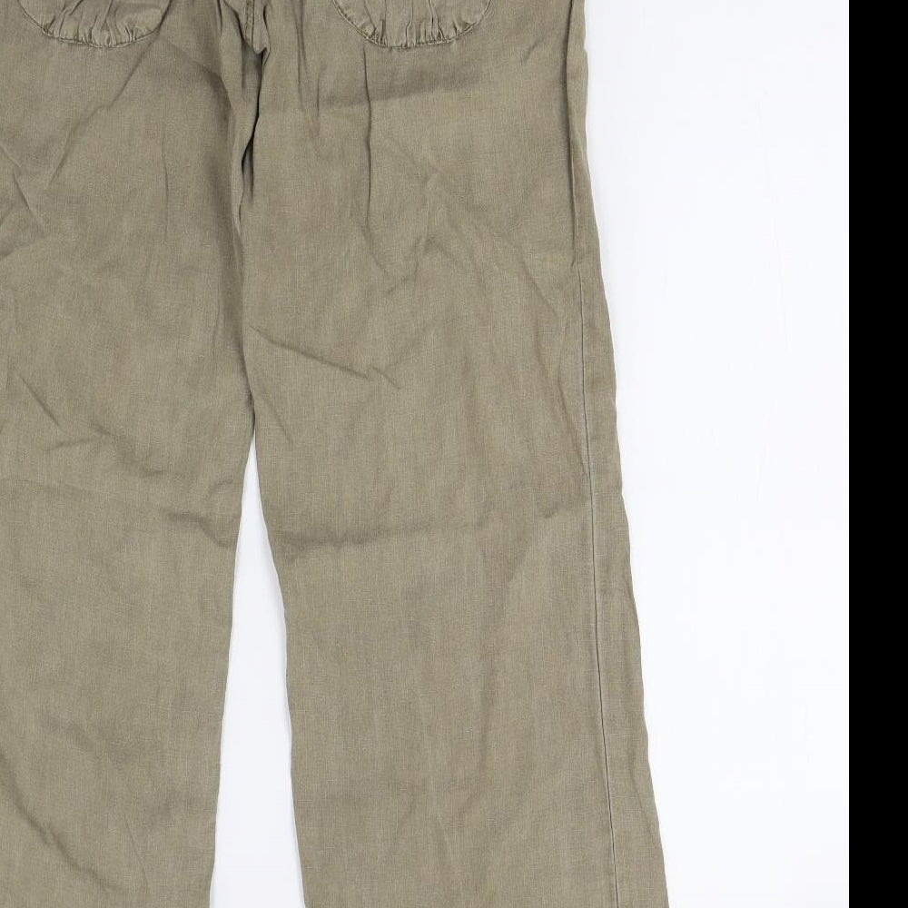 Preworn Womens Green   Trousers  Size 10 L32 in