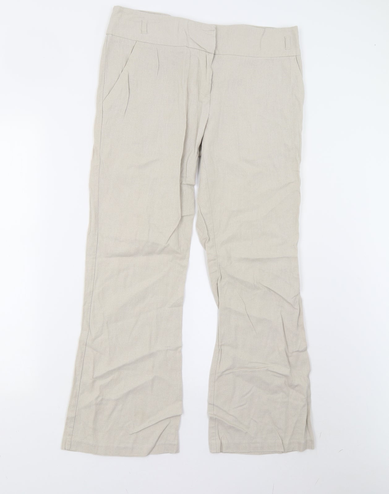George Womens Beige   Trousers  Size 12 L28 in