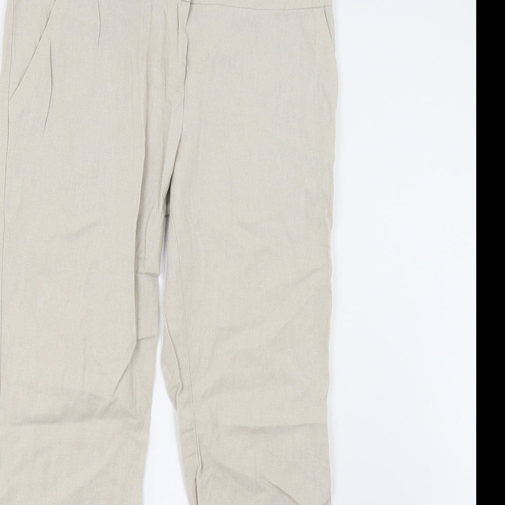 George Womens Beige   Trousers  Size 12 L28 in